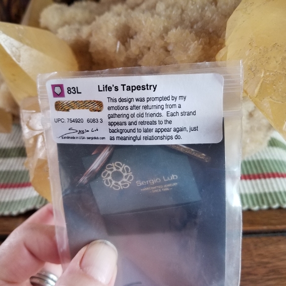 Cooper Woven Bracelet "Life's Tapestry" - Picture 2 of 3